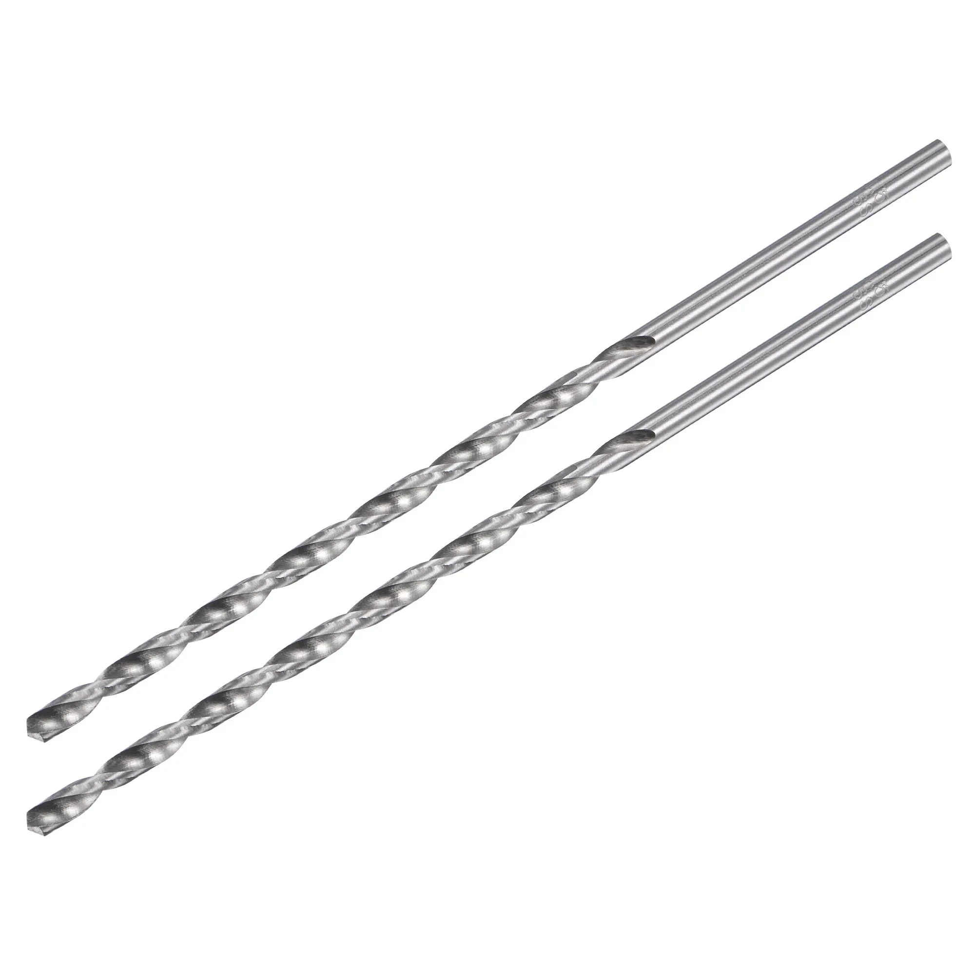 Uxcell HSS(High Speed Steel) Straight Shank Jobber Twist Drill Bit 4.5mm Drill Diameter Extension 160mm Length 2 Pcs
Uxcell HSS(High Speed Steel) Straight Shank Jobber Twist Drill Bit 4.5mm Drill Diameter Extension 160mm Length 2 Pcs