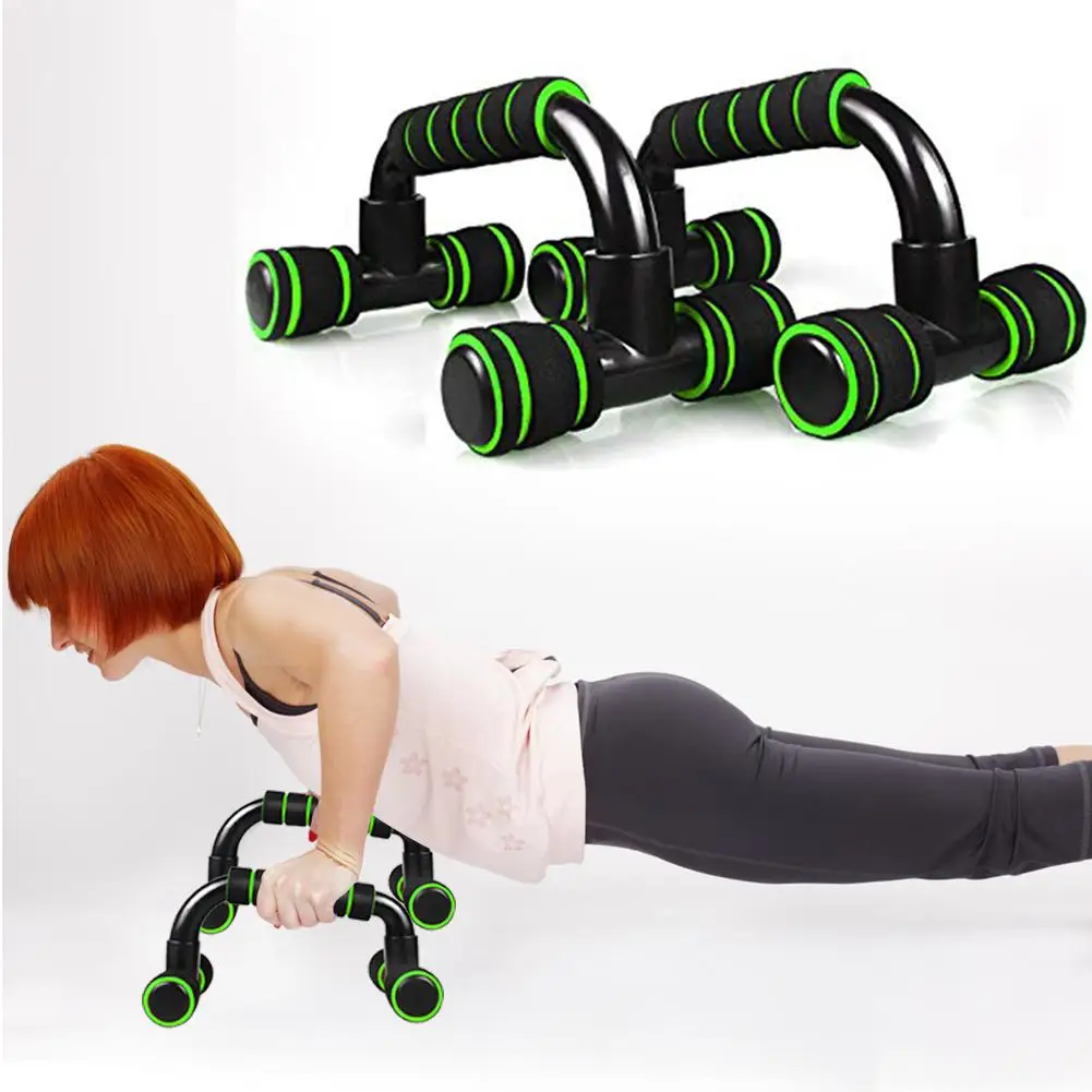 1 Pair Durable Push-Ups Stands Delicate Design H-shaped Push-ups Handles Chest Muscle Training Sports Fitness Equipment
1 Pair Durable Push-Ups Stands Delicate Design H-shaped Push-ups Handles Chest Muscle Training Sports Fitness Equipment
