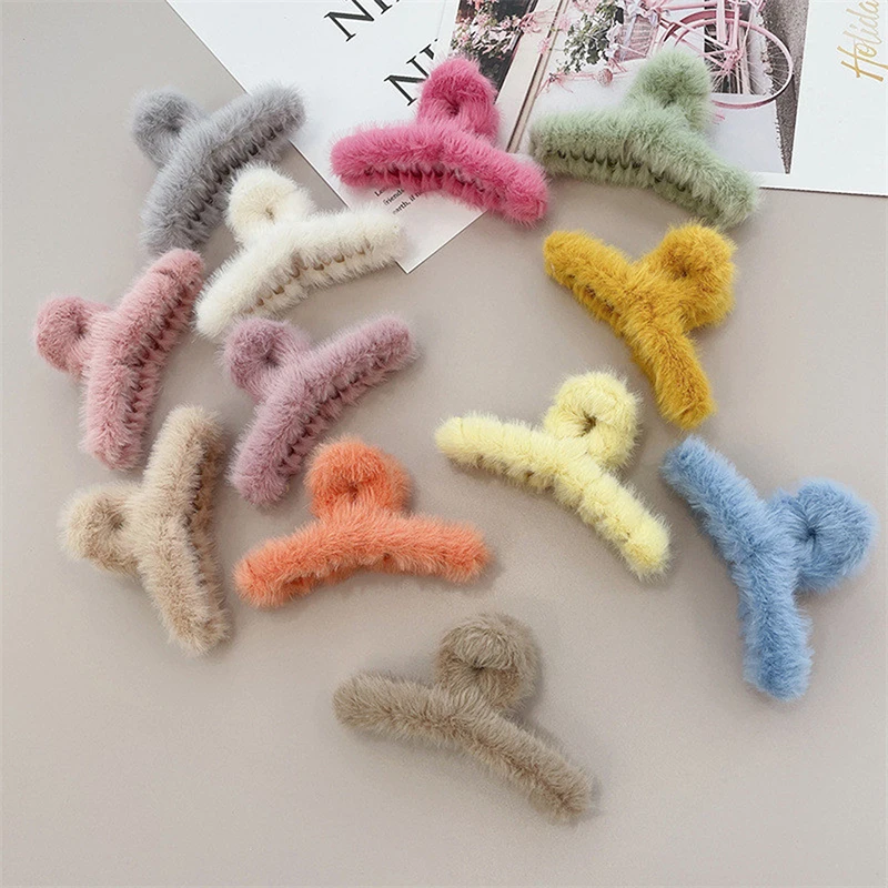 Autumn Winter Sweet Hair Claw Hairpins Hair Clip Barrette Crab Headwear for Women Girls Fashion Hair Accessories
Autumn Winter Sweet Hair Claw Hairpins Hair Clip Barrette Crab Headwear for Women Girls Fashion Hair Accessories