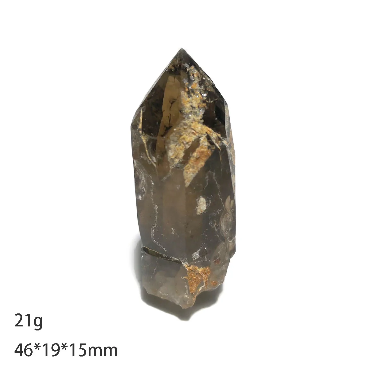 21g C1-3 Natural Smoky crystal encased garnet Mineral crystals specimens form Yunxiao Fujian Province China
21g C1-3 Natural Smoky crystal encased garnet Mineral crystals specimens form Yunxiao Fujian Province China