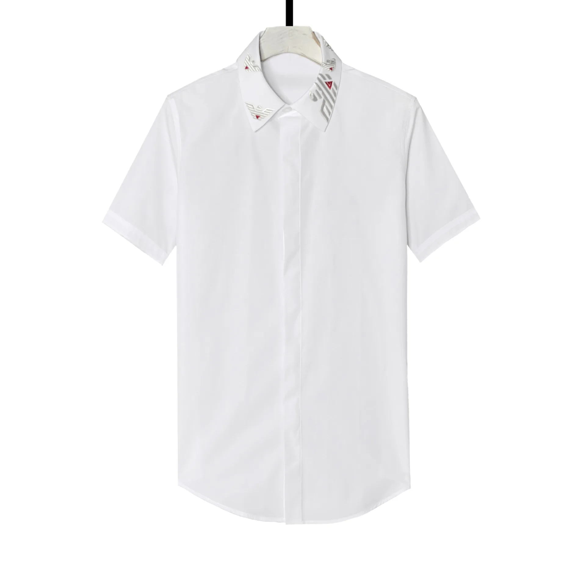 Collar Eagle Embroidered Short Sleeve European and American Style Embroidered Men's Shirt Slim-fit Men's Shirt button up shirt
Collar Eagle Embroidered Short Sleeve European and American Style Embroidered Men's Shirt Slim-fit Men's Shirt button up shirt