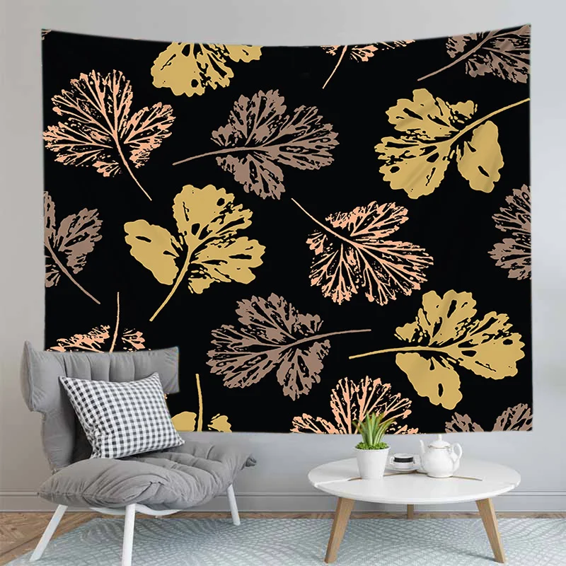 Home Decor Boho Black And White Background Leaves Blanket Tapestries Wall Hanging Tapestry Bedspread
Home Decor Boho Black And White Background Leaves Blanket Tapestries Wall Hanging Tapestry Bedspread
