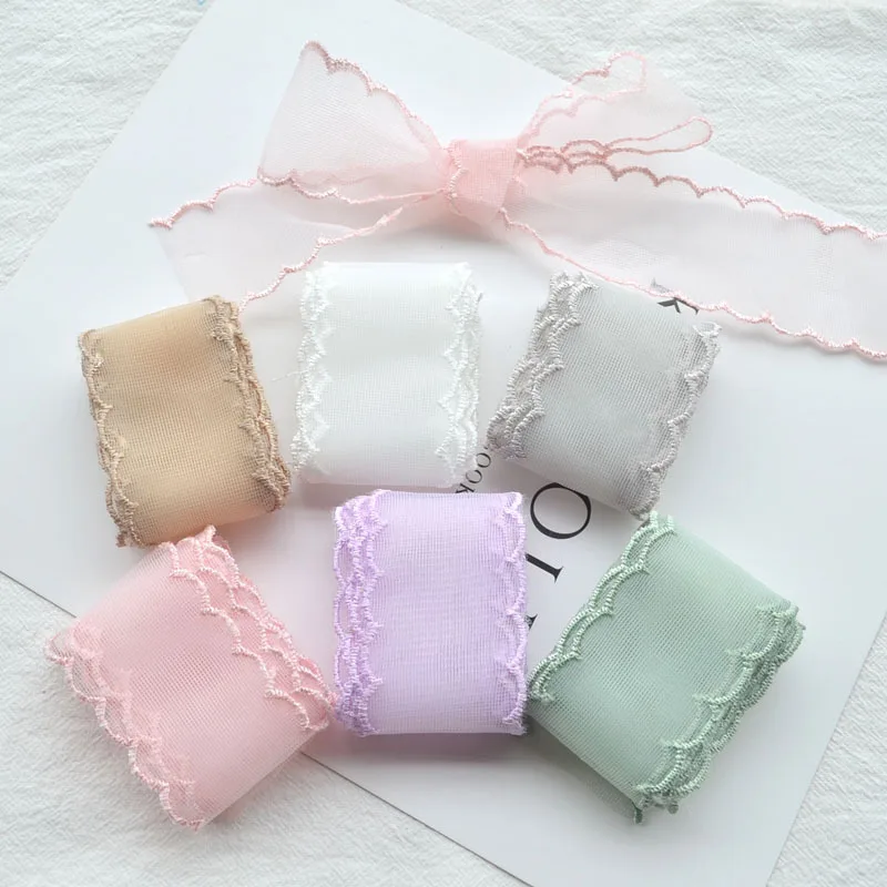 38MM fine mesh wave lace ribbon ribbon ribbon decoration belt handmade headdress hair accessories DIY material bow material
38MM fine mesh wave lace ribbon ribbon ribbon decoration belt handmade headdress hair accessories DIY material bow material
