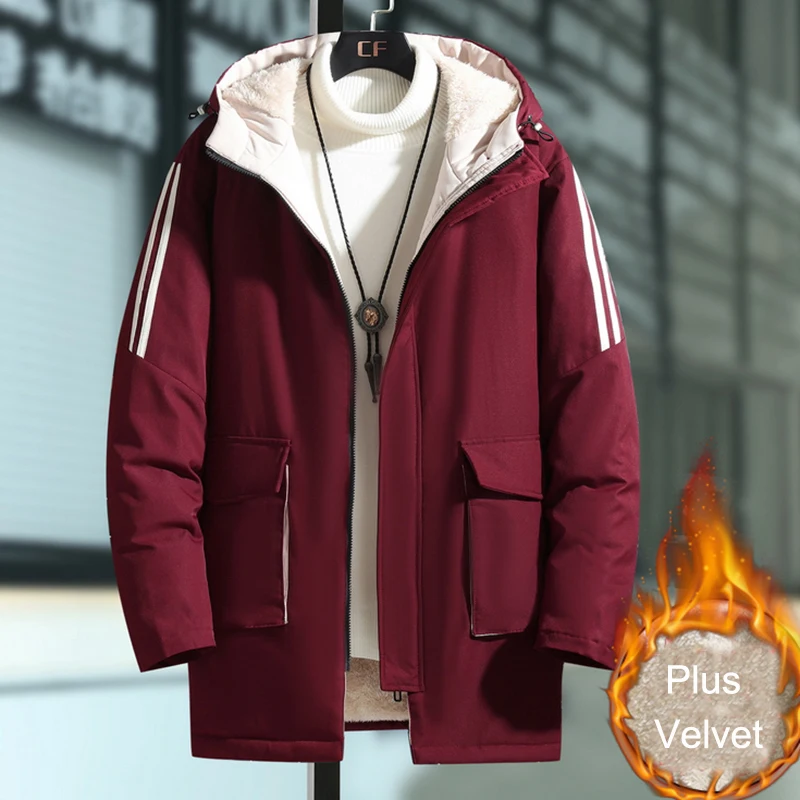 -20 Degrees Winter Men Parka Casual Jacket Outwear Waterproof Thicken Warm Hooded Plus Velvet Outwear Coat 5XL 7XL 9XL
-20 Degrees Winter Men Parka Casual Jacket Outwear Waterproof Thicken Warm Hooded Plus Velvet Outwear Coat 5XL 7XL 9XL