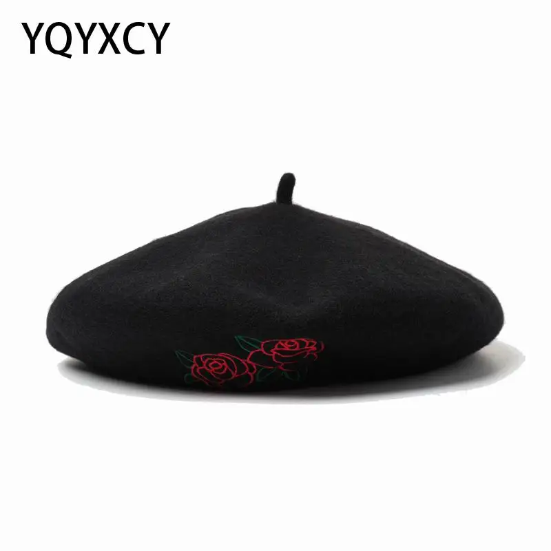 Берет YQYXCY Женский, шапка осенне-зимняя, шерстяной берет с вышитыми цветами, женская теплая шапка художника, плоская шапка, женские шапки, черные
Берет YQYXCY Женский, шапка осенне-зимняя, шерстяной берет с вышитыми цветами, женская теплая шапка художника, плоская шапка, женские шапки, черные