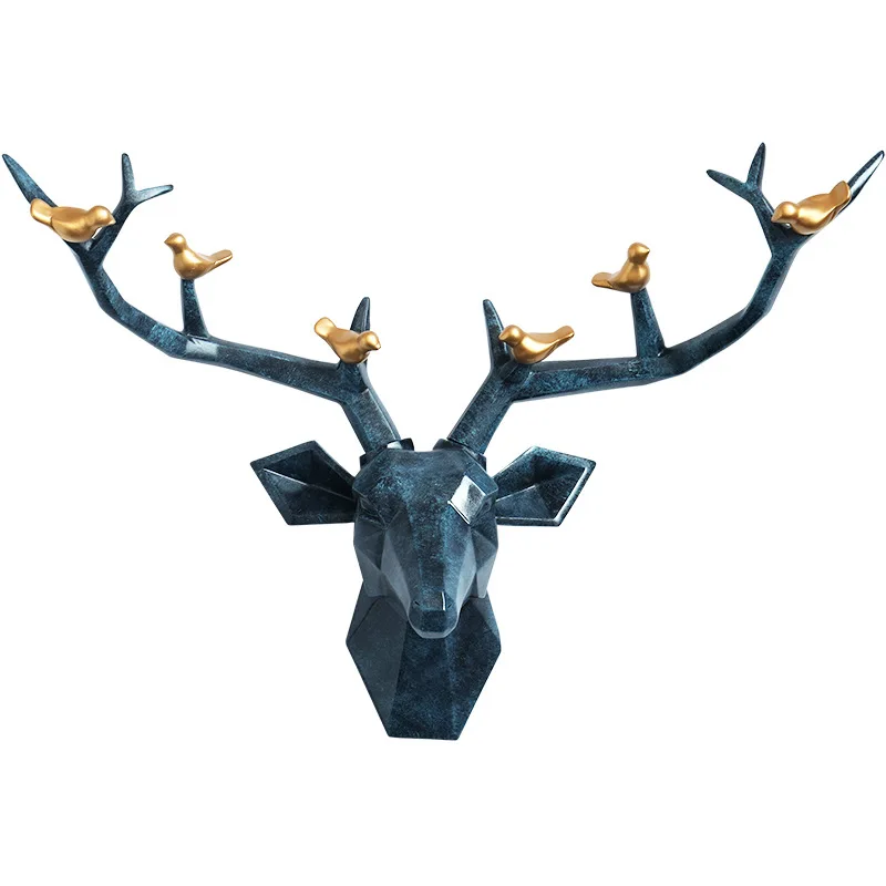 Resin 3d Big Deer Head Wall Decor for Home Satue Decoration Accessories Abstract Sculpture Modern Animal Head wall Decoration
Resin 3d Big Deer Head Wall Decor for Home Satue Decoration Accessories Abstract Sculpture Modern Animal Head wall Decoration