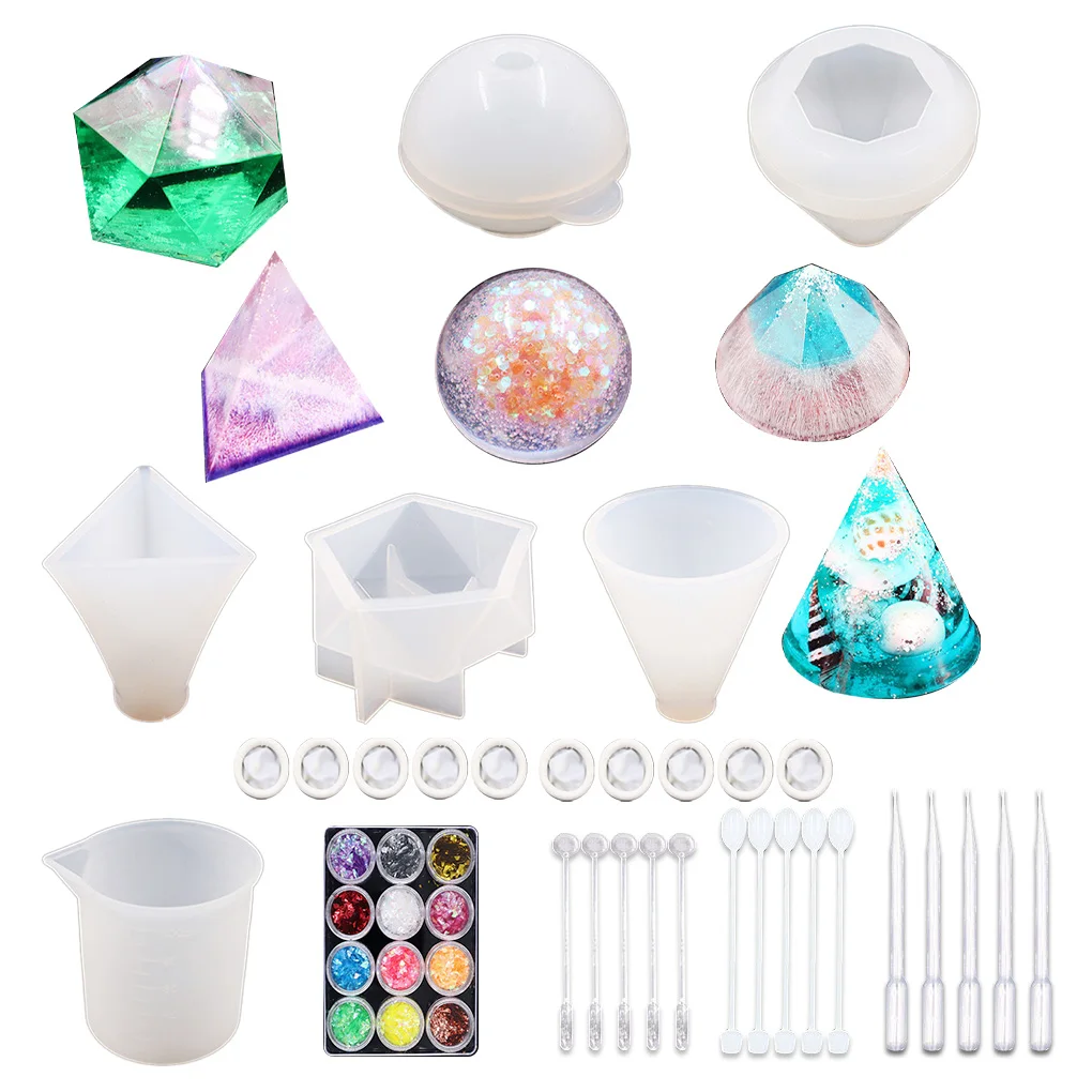 43 шт., силиконовые антипригарные формы для поделок
43 шт., силиконовые антипригарные формы для поделок