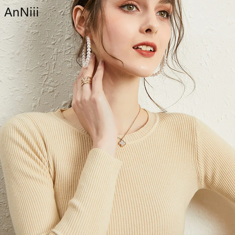 Winter Tops for Women Oversized O-neck Long Sleeve Draw Thin Solid Knitted Autumn Summer More Color Pullover Female 2021 Jumper 
Winter Tops for Women Oversized O-neck Long Sleeve Draw Thin Solid Knitted Autumn Summer More Color Pullover Female 2021 Jumper