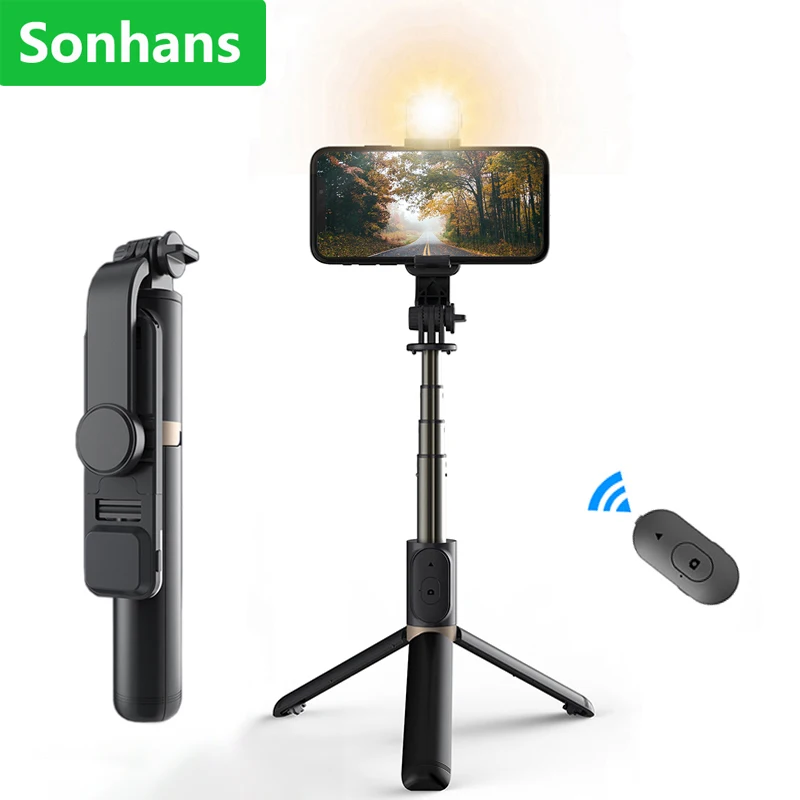 Aluminum Wireless Bluetooth Selfie Stick 360° Rotation With Fill Light Tripod Portable Handheld Live Bracket For IOS Android
Aluminum Wireless Bluetooth Selfie Stick 360° Rotation With Fill Light Tripod Portable Handheld Live Bracket For IOS Android