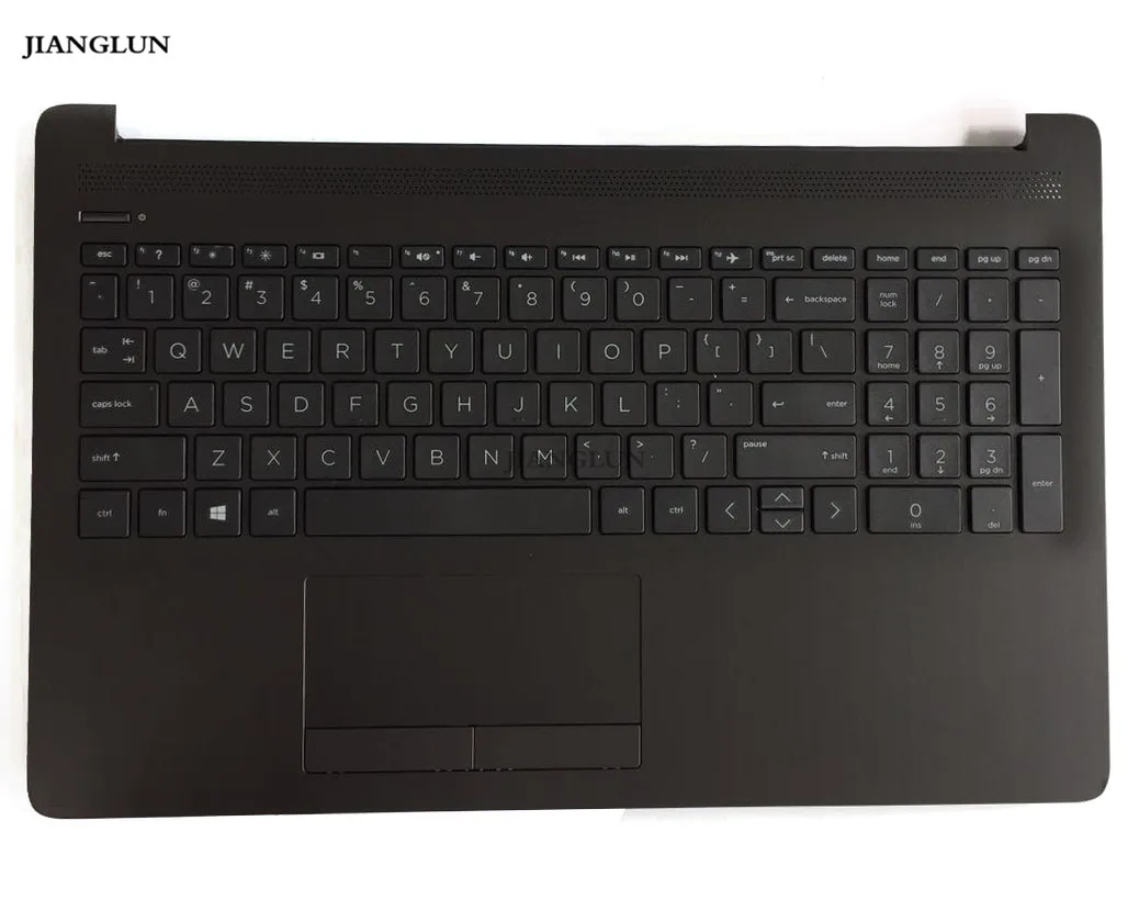 JIANGLUN Laptop Palmrest Top Case with Keyboard & Touchpad For HP 15-DA 15-DB 15-DR
JIANGLUN Laptop Palmrest Top Case with Keyboard & Touchpad For HP 15-DA 15-DB 15-DR