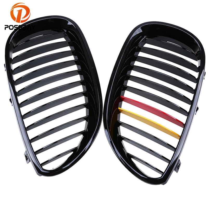 POSSBAY Car Racing Grille Gloss Black Red Yellow for BMW 5 Series E60 Sedan 525xi/528i/530i 2003-2010 Car Front Center Grilles
POSSBAY Car Racing Grille Gloss Black Red Yellow for BMW 5 Series E60 Sedan 525xi/528i/530i 2003-2010 Car Front Center Grilles