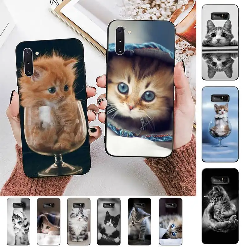 FHNBLJ Funny Kitten Cat Phone Case for Samsung Note 3 4 5 7 8 9 10 20 pro lite ultra Oppo A9 2020
FHNBLJ Funny Kitten Cat Phone Case for Samsung Note 3 4 5 7 8 9 10 20 pro lite ultra Oppo A9 2020