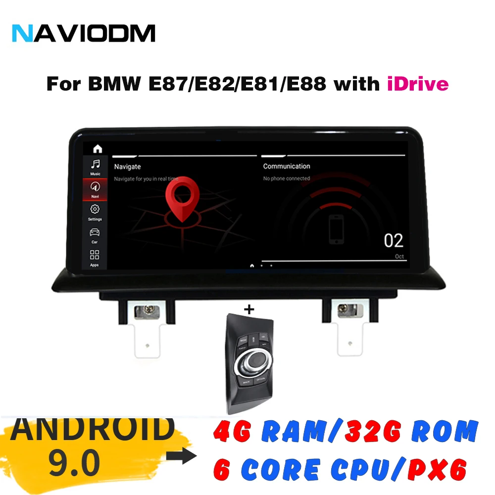 Автомобильный мультимедийный плеер на Android 9 0 4 + 32 ГБ 6 ядер автомобильный dvd