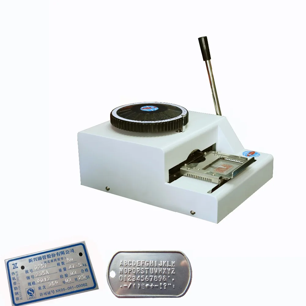 Стальной Алюминиевый металлический тиснитель Stailness, штамповочная машина, 52 символа, ручные Жетоны для собак, тиснение карт 
Стальной Алюминиевый металлический тиснитель Stailness, штамповочная машина, 52 символа, ручные Жетоны для собак, тиснение карт