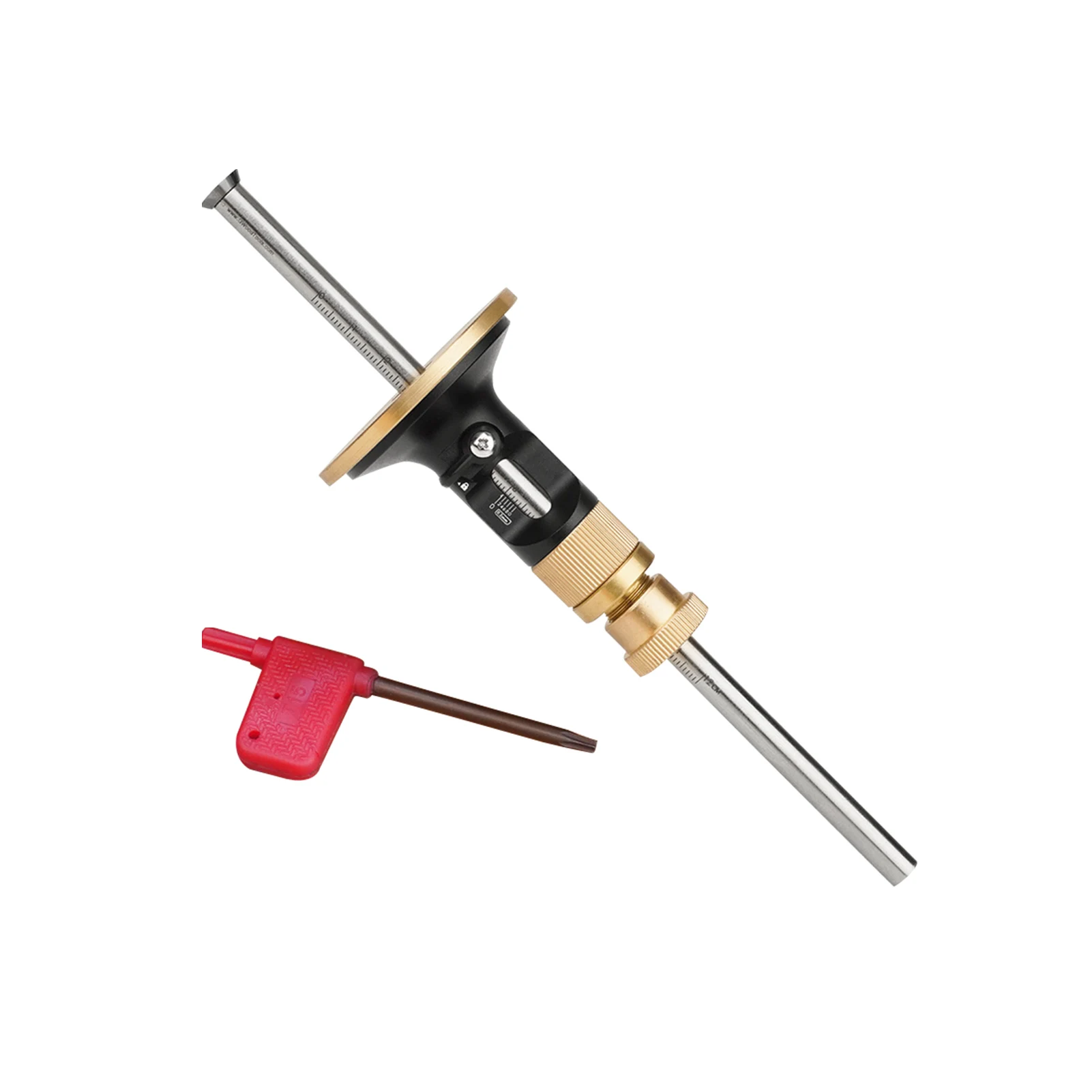 Micro Adjuster Aluminum Alloy For Woodwork Cutter 0.2mm Multifunction Hand Tools Portable Wheel Marking Gauge Kit Roll Stop Head 
Micro Adjuster Aluminum Alloy For Woodwork Cutter 0.2mm Multifunction Hand Tools Portable Wheel Marking Gauge Kit Roll Stop Head