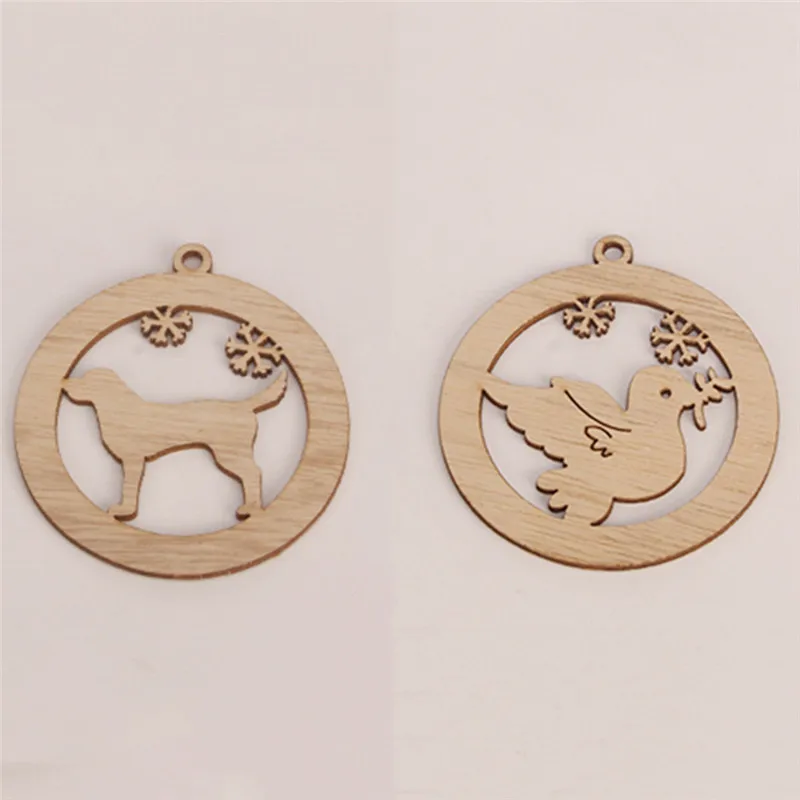 10Pcs Natural Wood Christmas Tree Pendant Hanging Ornament Small Dog And Birds Xmas Party Decor Home Decoration
10Pcs Natural Wood Christmas Tree Pendant Hanging Ornament Small Dog And Birds Xmas Party Decor Home Decoration