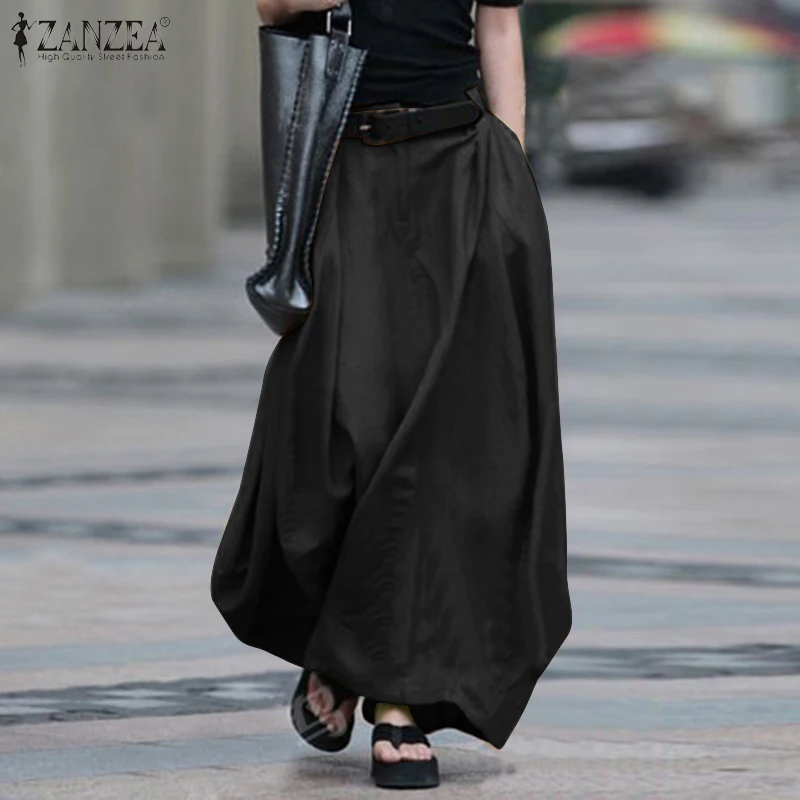 ZANZEA Vintage Casual Zipper Skirts 2022 Spring Solid Long Skirts Women High Waist Pockets Cotton Work Vestido Party Faldas Saia
ZANZEA Vintage Casual Zipper Skirts 2022 Spring Solid Long Skirts Women High Waist Pockets Cotton Work Vestido Party Faldas Saia