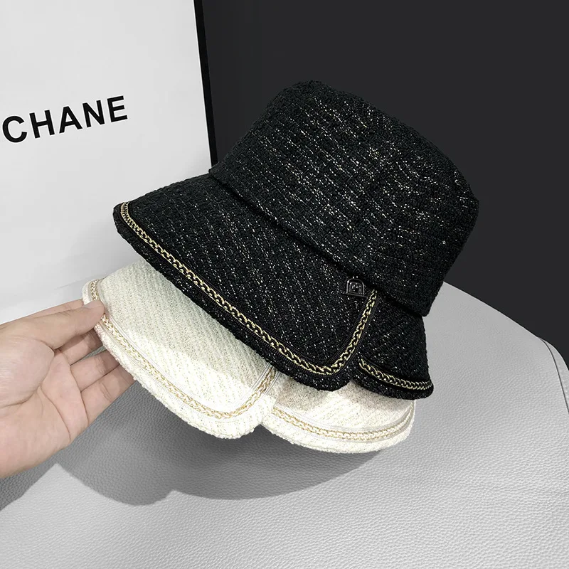 Minority Split Gold Thread Fisherman's Hat Woman Autumn and Winter Versatile Elegant Gold Wire Design Noble Sun Hat
Minority Split Gold Thread Fisherman's Hat Woman Autumn and Winter Versatile Elegant Gold Wire Design Noble Sun Hat