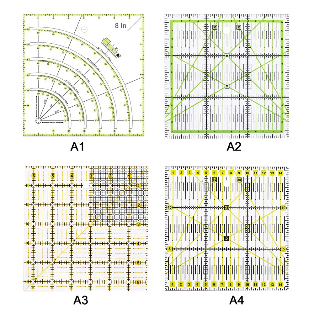 New Multifunctional Patchwork Cloth Quilting Ruler Arcs And Fan Quilt Circle Cutter Ruler Diy Sewing Craft Tools
New Multifunctional Patchwork Cloth Quilting Ruler Arcs And Fan Quilt Circle Cutter Ruler Diy Sewing Craft Tools
