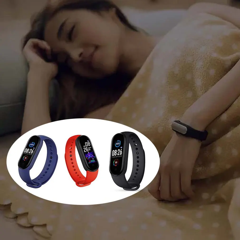 M5 Smart Band Portable Support Monitor Pedometer Heart Rate Fitness Tracker Smart Bracelet Smart Wristband
M5 Smart Band Portable Support Monitor Pedometer Heart Rate Fitness Tracker Smart Bracelet Smart Wristband