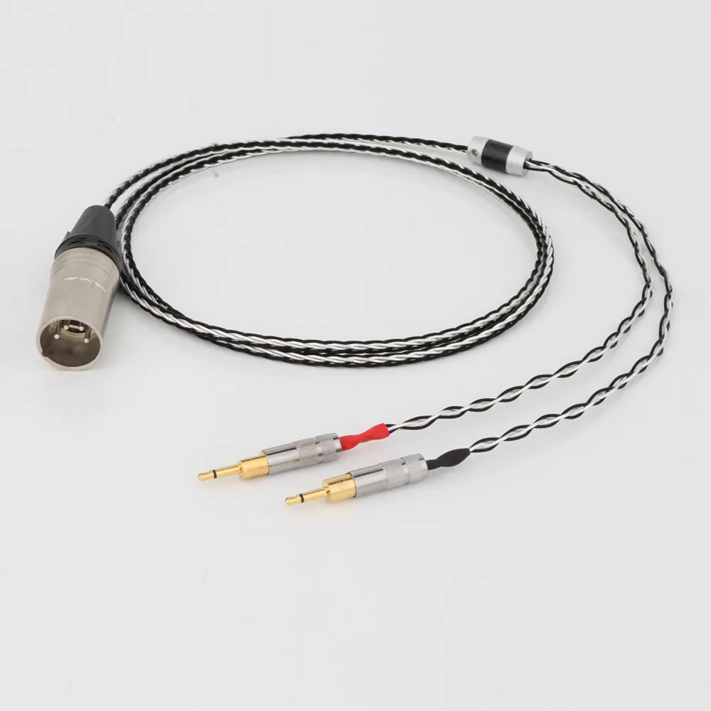 HiFi кабель с 4 контактный разъём XLR сбалансированный штекер совместим HD700 HD 700