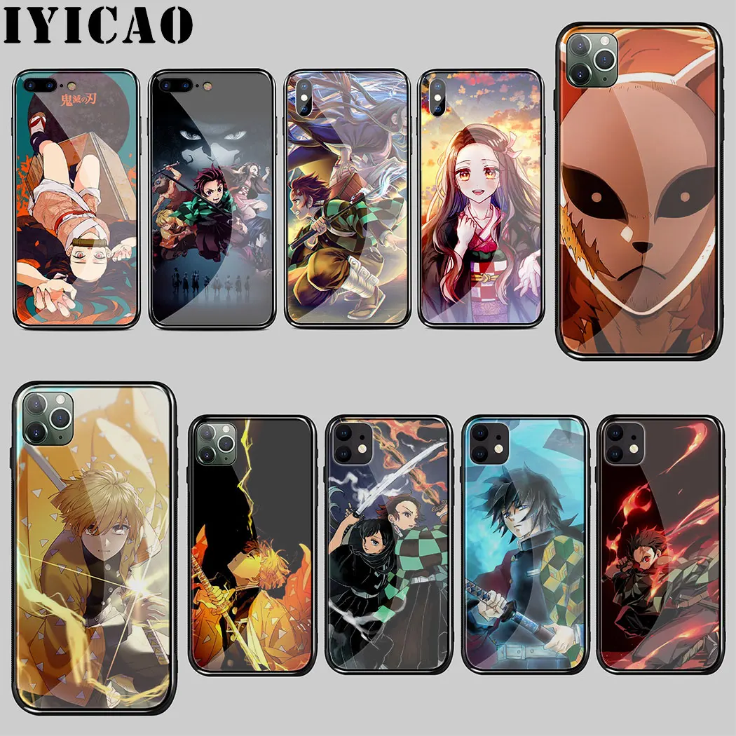 Чехол из закаленного стекла для iphone 5 5S SE 6 6S 7 8 Plus 11 Pro X XR XS Max Pro|Бамперы| |