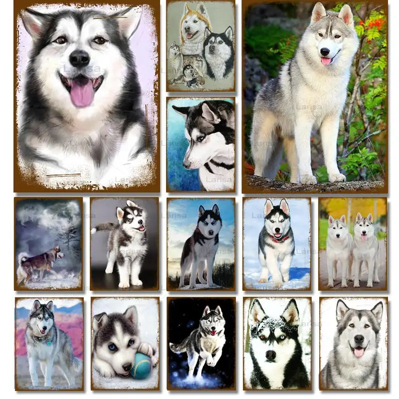 Retro Metal Pet Poster Tin Signs Husky Classic Dog Puppy Vintage Plaque Pub Bar Wall Art Stickers Decorative Metal Painting
Retro Metal Pet Poster Tin Signs Husky Classic Dog Puppy Vintage Plaque Pub Bar Wall Art Stickers Decorative Metal Painting