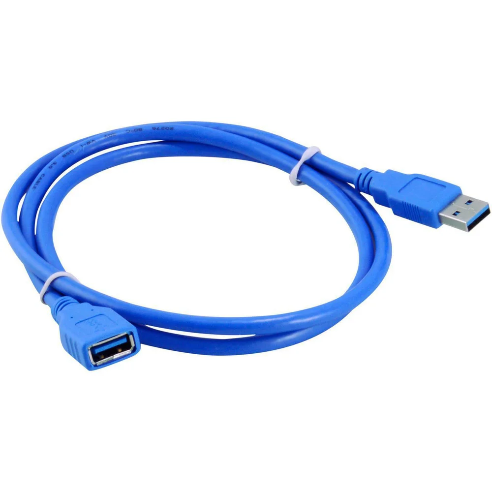 (2-pack) 3Ft/1M USB 3.0 Extension Cable, A-Male to A-Female Data Cord, Blue