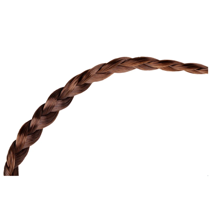 Плетеная повязка на голову модные плетеные повязки для волос светло-коричневые |