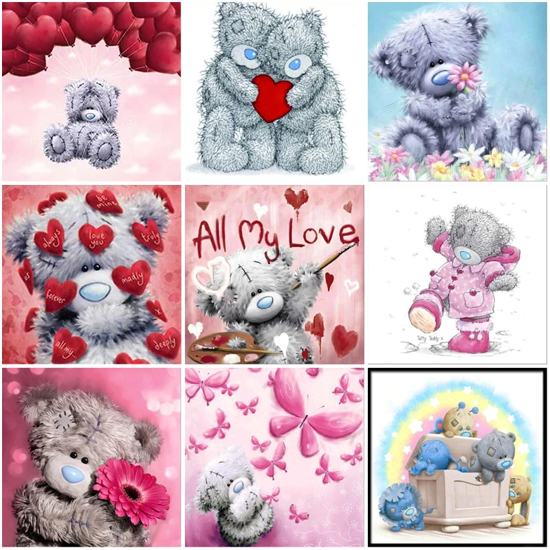 Full Square Round Drill 5D DIY Animals Diamond Painting Cartoon Teddy Bear Mosaic Needlework Embroidery Cross Stitch Home Decor
Full Square Round Drill 5D DIY Animals Diamond Painting Cartoon Teddy Bear Mosaic Needlework Embroidery Cross Stitch Home Decor