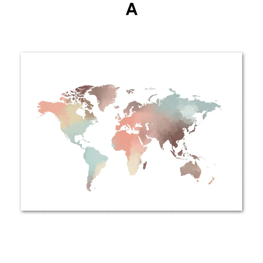 Abstract World Map Canvas Painting Nordic Posters And Prints Wall Art Picture For Living Room Modern Home Wall Decoration
Abstract World Map Canvas Painting Nordic Posters And Prints Wall Art Picture For Living Room Modern Home Wall Decoration