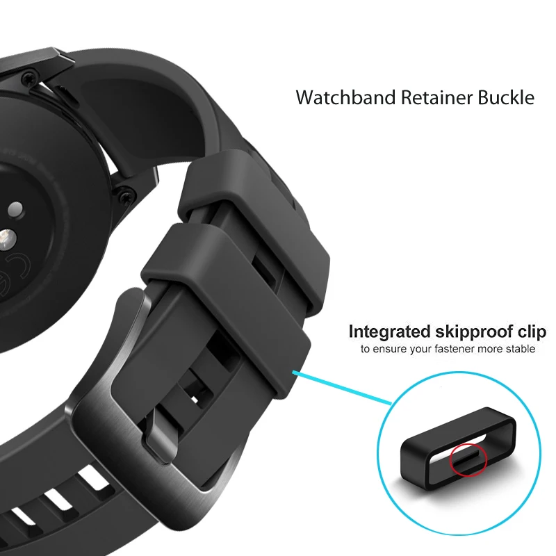 22mm Silicone strap Buckle Replacement Watchband Retainer Loop strap Accessories strap activity ring rubber strap buckle
22mm Silicone strap Buckle Replacement Watchband Retainer Loop strap Accessories strap activity ring rubber strap buckle