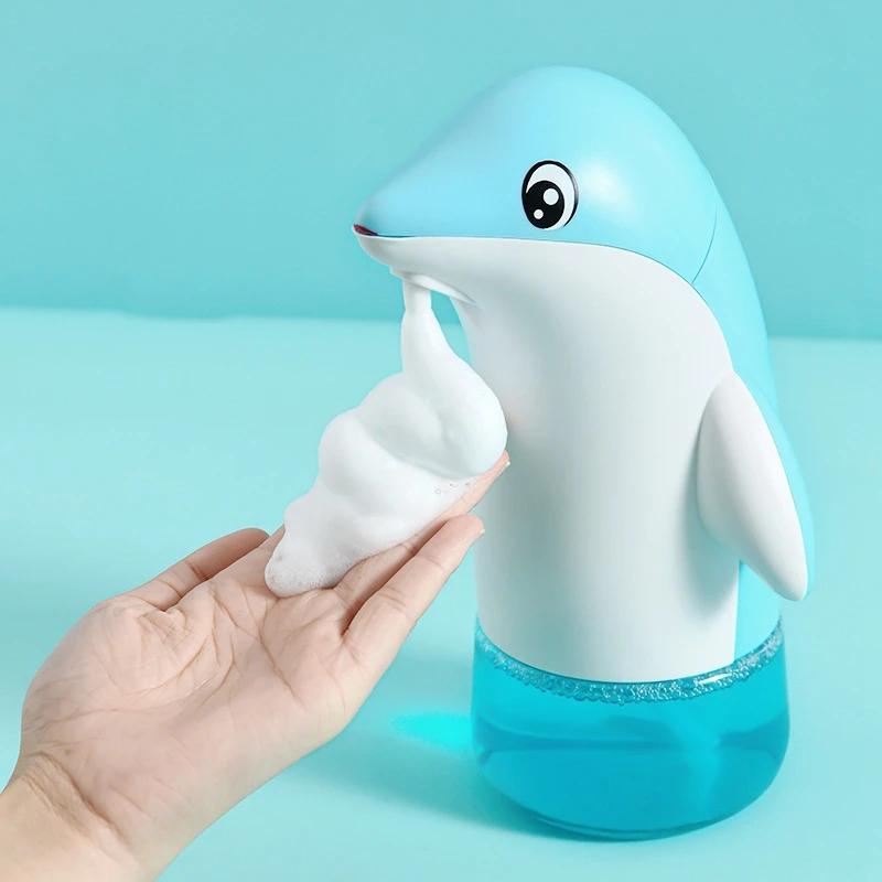 Automatic Cute Dolphin Kids Foaming Soap Dispenser Charging ligent Sensor Infrared Hand Washing Dispenser
Automatic Cute Dolphin Kids Foaming Soap Dispenser Charging ligent Sensor Infrared Hand Washing Dispenser