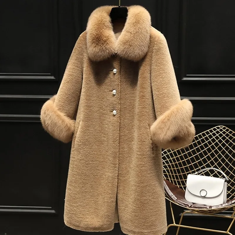 Luxury Women Real Fox Fur Collar Wool Cashmere Winter Coat Mid Long Warm Outdoor Parka Overcoat Jacket 2019 New
Luxury Women Real Fox Fur Collar Wool Cashmere Winter Coat Mid Long Warm Outdoor Parka Overcoat Jacket 2019 New