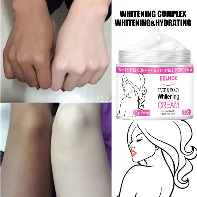 

Whitening Cream Skin Lightening Bleaching Cream Underarm Dark Skin Legs Knees Private Parts Whitening Intimate Body Lotion Cream