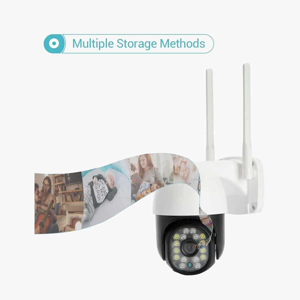 CHPT1 1080P 2MP Digital Zoom PTZ WiFi IP Camera IP66 Waterproof Wireless Security CCTV System Camera Audio Surveillance Camera
CHPT1 1080P 2MP Digital Zoom PTZ WiFi IP Camera IP66 Waterproof Wireless Security CCTV System Camera Audio Surveillance Camera