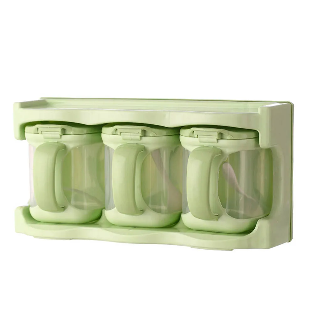 Seasoning Box Storage Containers Condiment Plastic Spice Jars Dispenser For Salt Sugar Cruet AIA99
Seasoning Box Storage Containers Condiment Plastic Spice Jars Dispenser For Salt Sugar Cruet AIA99
