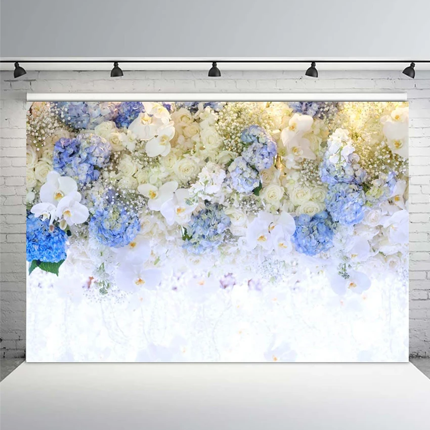Beautiful White Blue Flowers Background for Wedding Photography Ladies Tea Party Girls Portrait Lovers Annivery Floral Backdrops
Beautiful White Blue Flowers Background for Wedding Photography Ladies Tea Party Girls Portrait Lovers Annivery Floral Backdrops