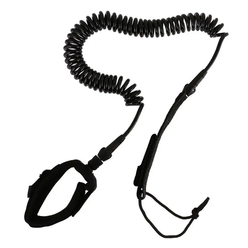 Surfboard Leash Surfing Stand Up Paddle Board Leash Coiled Cord SUP for All Types of Surfboards - black, 6ft
Surfboard Leash Surfing Stand Up Paddle Board Leash Coiled Cord SUP for All Types of Surfboards - black, 6ft
