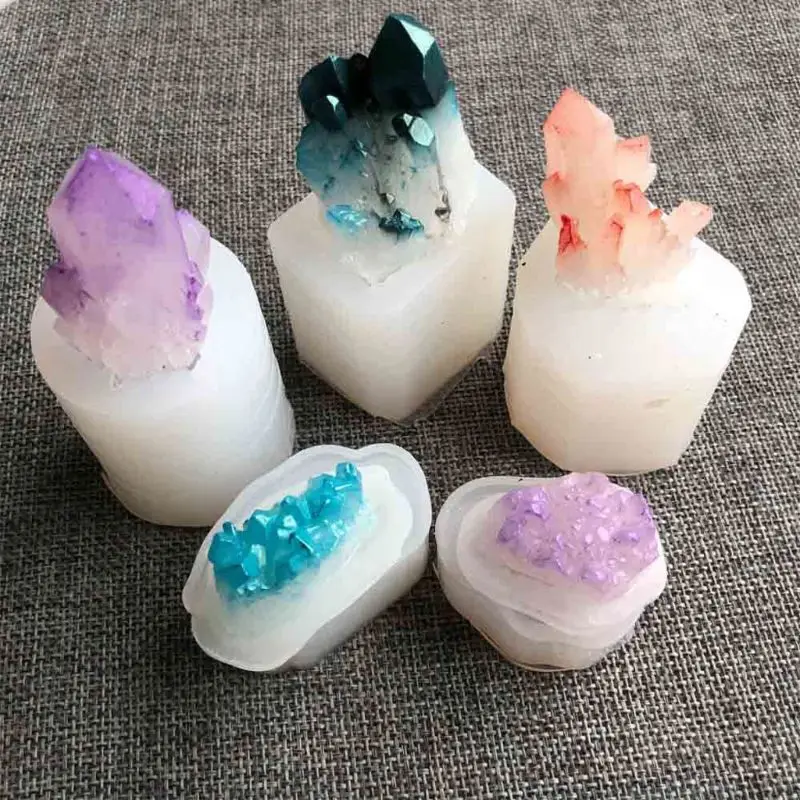Handmade Natural Crystal Quartz Rock Cluster Geode Druzy Stone Epoxy Resin Mold Pendant Mold Resin Jewelry Making Tools
Handmade Natural Crystal Quartz Rock Cluster Geode Druzy Stone Epoxy Resin Mold Pendant Mold Resin Jewelry Making Tools