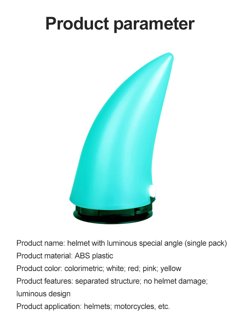 1PC Motorcycle Helmet decoration light Corner Motocross Helmet Devil Horn Decoration Plastic Headwear Rubber illuminated Horn
1PC Motorcycle Helmet decoration light Corner Motocross Helmet Devil Horn Decoration Plastic Headwear Rubber illuminated Horn