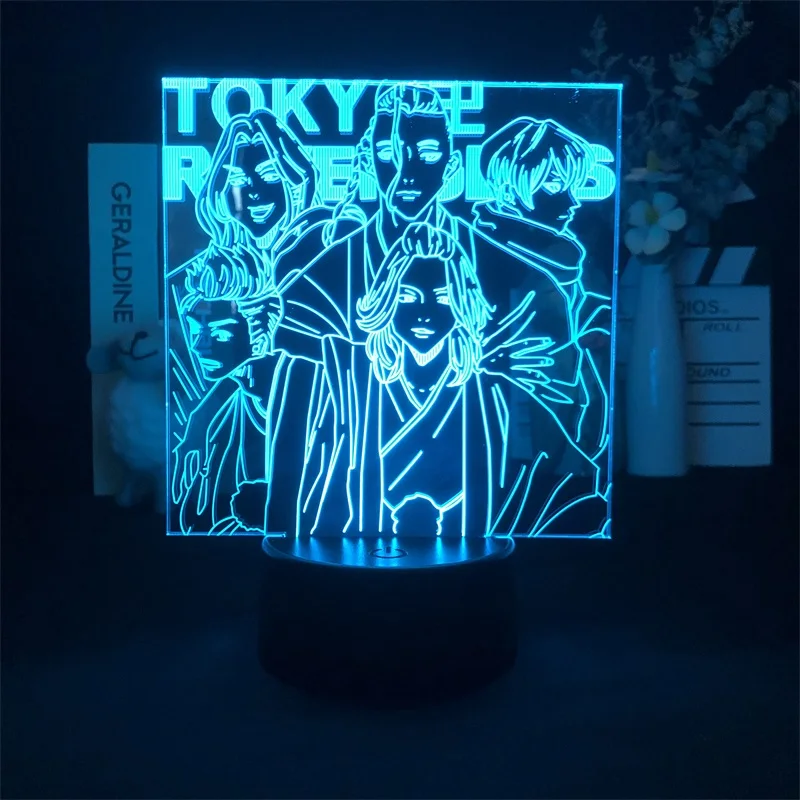 3D Night Light Alarm Clock Base Lamp Color Changing 3d Lamp Tokyo Revengers Manga Japanese Anime Projector Indoor Desk Gift Kid
3D Night Light Alarm Clock Base Lamp Color Changing 3d Lamp Tokyo Revengers Manga Japanese Anime Projector Indoor Desk Gift Kid