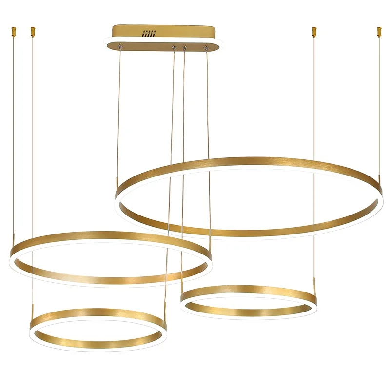 Ring Aluminum Acrylic LED Chandelier Living room dining room bedroom study lamp Commercial & Office Lighting
Ring Aluminum Acrylic LED Chandelier Living room dining room bedroom study lamp Commercial & Office Lighting