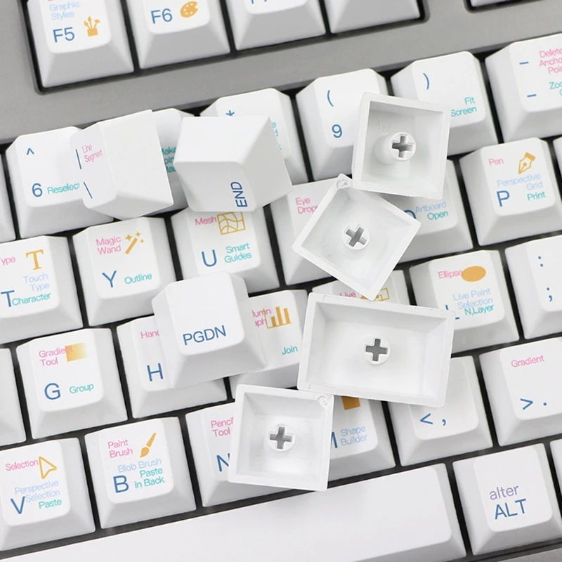 AI Theme Keycap PBT Standard Dye Sublimation Process Keycap 136Keys Cherry Profile 6.25U Space for Mechanical Keyboard
AI Theme Keycap PBT Standard Dye Sublimation Process Keycap 136Keys Cherry Profile 6.25U Space for Mechanical Keyboard