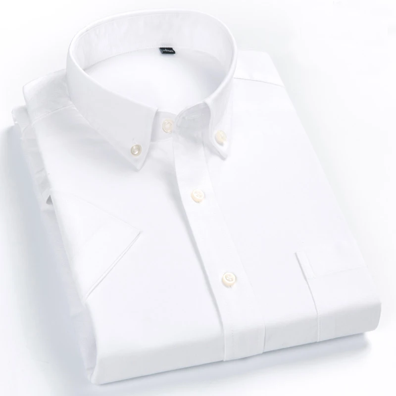 Men‘s Casual Dress Shirts 100% Cotton Oxford Slim Fit Button Down Collar Short Sleeve Male Blouse GT09
Men‘s Casual Dress Shirts 100% Cotton Oxford Slim Fit Button Down Collar Short Sleeve Male Blouse GT09