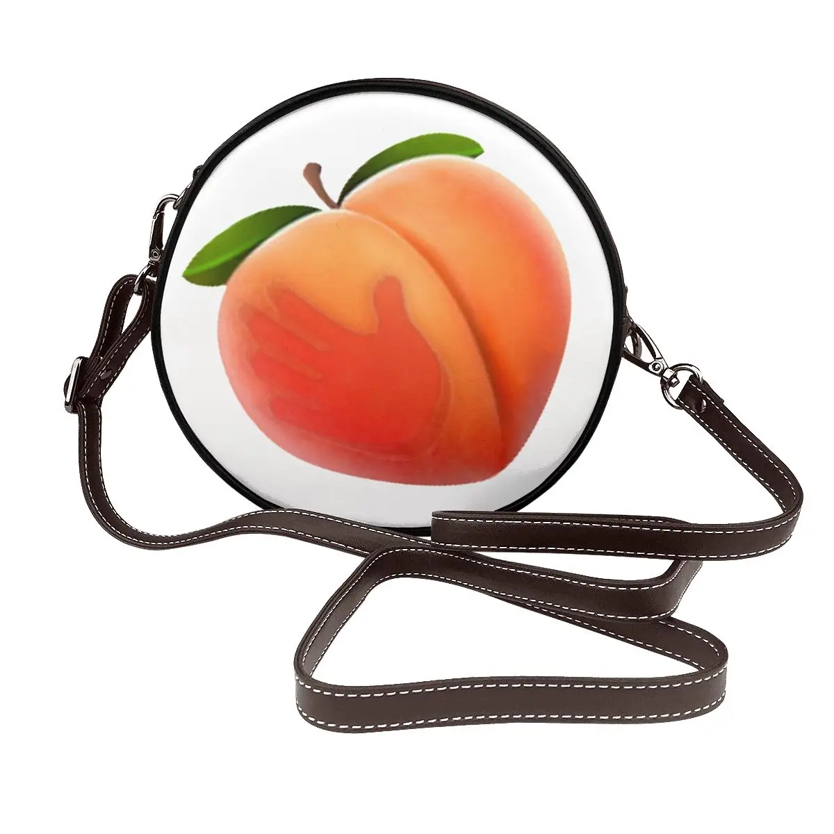 Peachy Shoulder Bag Hand Clap Fruits Streetwear Leather Round Bag Woman Bulk Vintage Purse
Peachy Shoulder Bag Hand Clap Fruits Streetwear Leather Round Bag Woman Bulk Vintage Purse