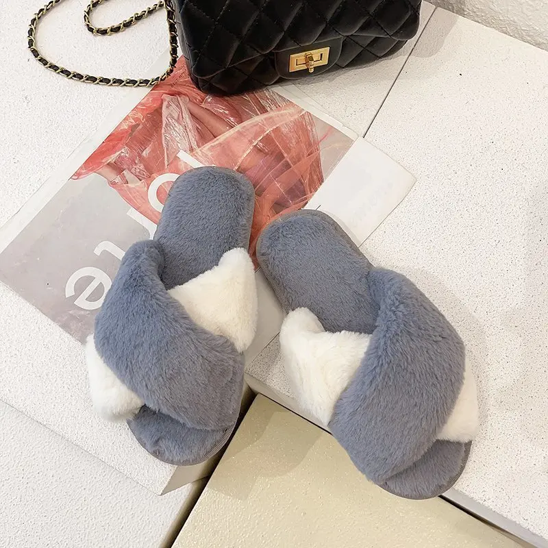 2021 New Korean Maomao Slippers Women'S Home Color Matching Cross Slippers Indoor Soft Sole Warm Cotton Slippers
2021 New Korean Maomao Slippers Women'S Home Color Matching Cross Slippers Indoor Soft Sole Warm Cotton Slippers
