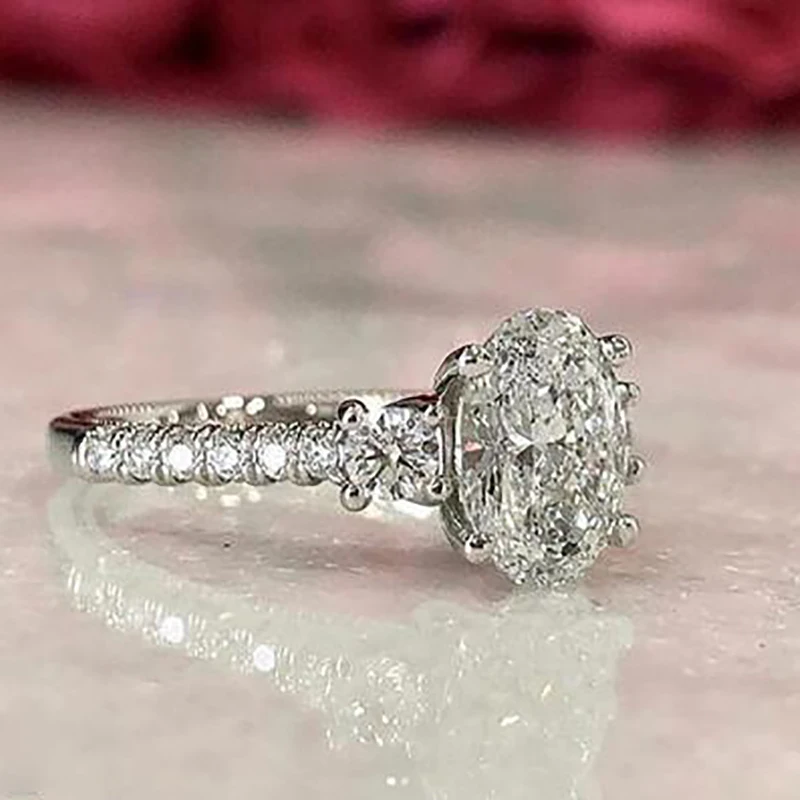 Simple Cubic Zircon Wedding Party Rings for Women Girl Jewelry Gift 925 Silver Crystal Proposal Finger Temperament Rings
Simple Cubic Zircon Wedding Party Rings for Women Girl Jewelry Gift 925 Silver Crystal Proposal Finger Temperament Rings
