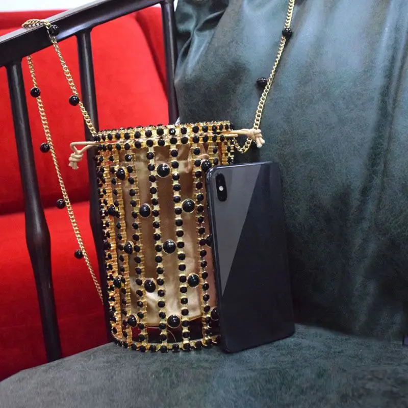 Women Beaded Evening Bag Rhinestone Handbag Busket Clutch Wedding Party Purse
Women Beaded Evening Bag Rhinestone Handbag Busket Clutch Wedding Party Purse