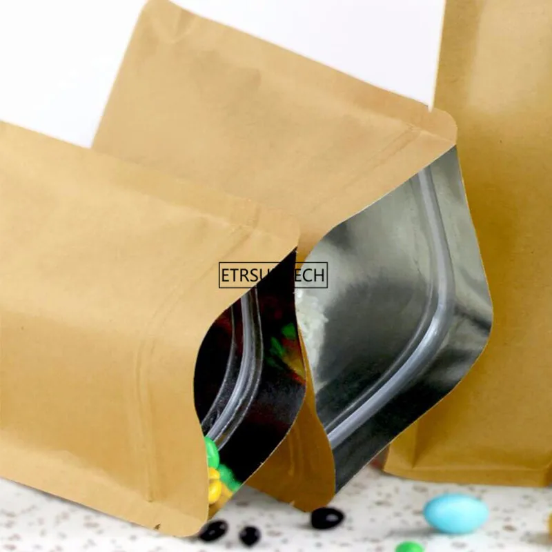 Герметичные Упаковочные пакеты из крафт-бумаги на молнии с алюминиевой фольгой для хранения пищевых закусочный кофе чая, 700 шт.
Герметичные Упаковочные пакеты из крафт-бумаги на молнии с алюминиевой фольгой для хранения пищевых закусочный кофе чая, 700 шт.